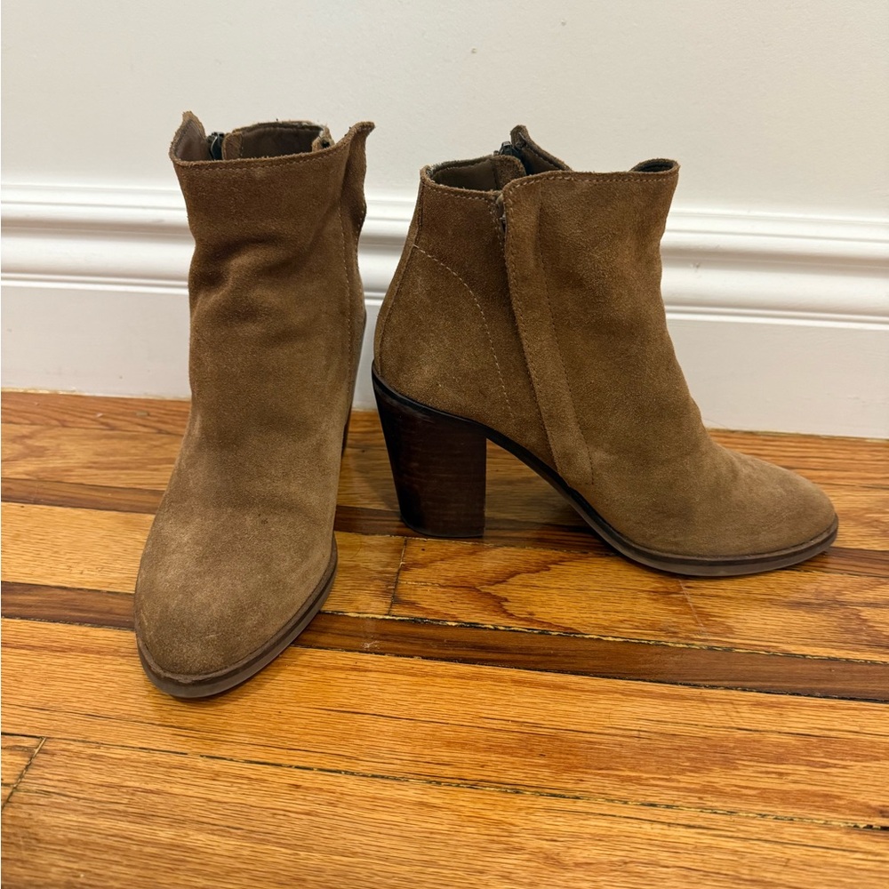 Dolce Vita Brown Suede Ankle Boots